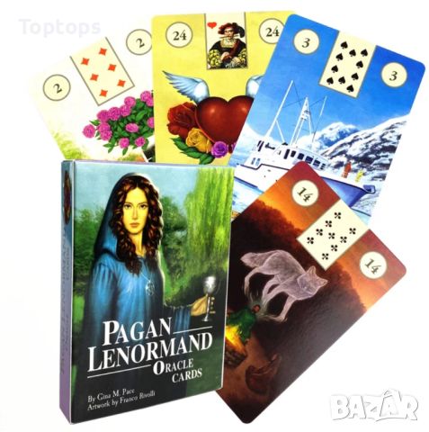 Ленорман карти:Tanis Lenormand & Pagan Lenormand & Fairytale Lenormand, снимка 9 - Карти за игра - 45283447