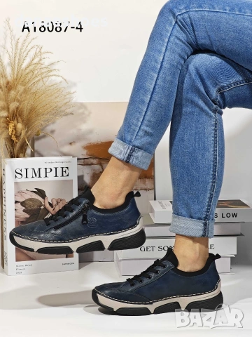 Дамски спортни обувки с връзки и цип , снимка 9 - Дамски ежедневни обувки - 53060085