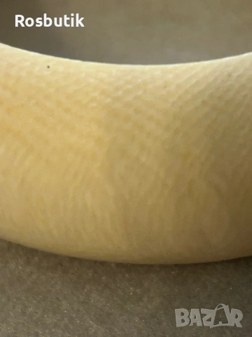 Уникална  масивна винтидж гривна от слонова кост  