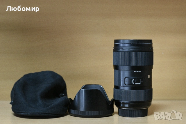 Продавам Отличен обектива Sigma Art 18-35mm 1.8,за Никон, снимка 4 - Обективи и филтри - 54078828
