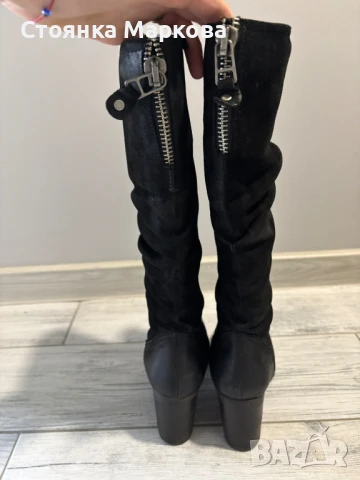 Високи ботуши-ест.кожа, снимка 3 - Дамски ботуши - 51064499