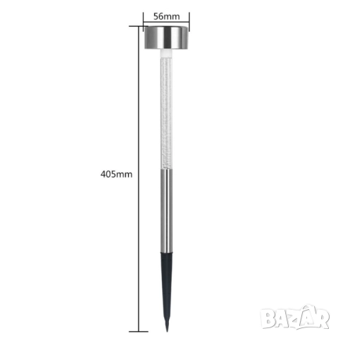 Соларна лампа с ефект „водни мехурчета“ 