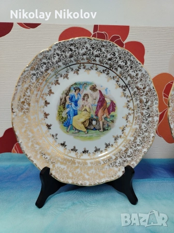 порцеланови чинии Трите грации, снимка 7 - Чинии - 53329690