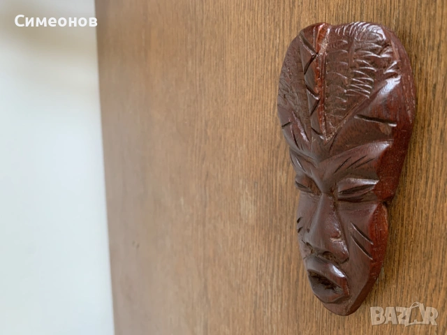 Сувенир - маска на богиня от Гвинея, снимка 2 - Декорация за дома - 54103823