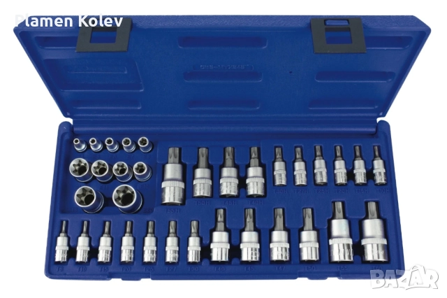 CORNWELL TOOLS качествена 34части вложки тип звезда