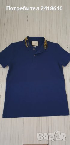 GUCCI Pique Cotton Made in Italy Mens Size M НОВО! ОРИГИНАЛ! Мъжка Тениска!, снимка 12 - Тениски - 46897929