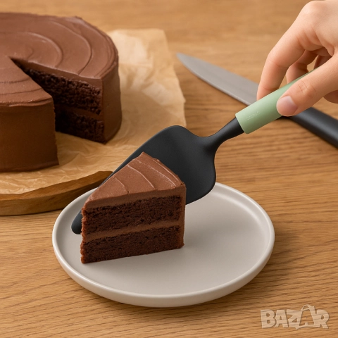 Шпатула за рязане и сервиране на торта Brabantia Tasty+ Jade Green, снимка 6 - Аксесоари за кухня - 52098914