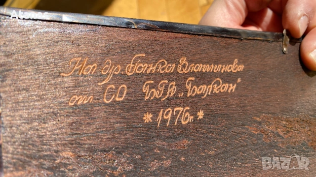 Плакет БГА Балкан Balkan, снимка 4 - Антикварни и старинни предмети - 53846633