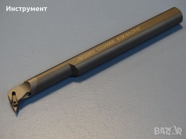 Борщанга със сменяемa пластинa ATORN E12K-SVLCR-07 boring bar 12230068, снимка 2 - Други инструменти - 46647937