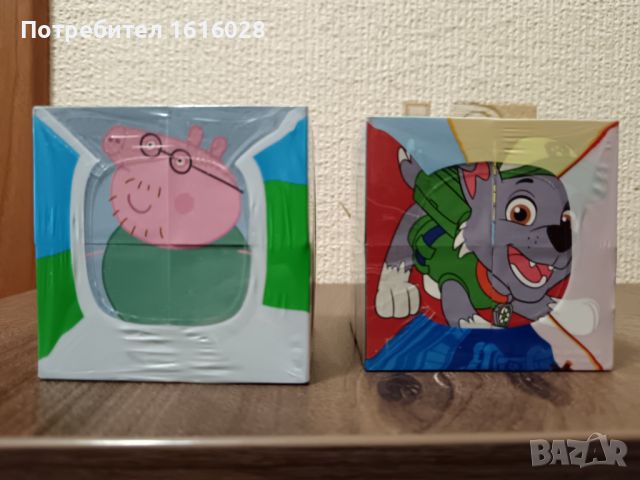 Кубче Рубик - Peppa Pig и Paw Patrol, снимка 7 - Образователни игри - 44891518