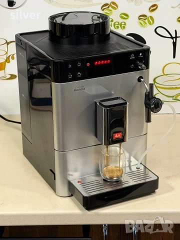 Кафемашина кафе автомат melitta passione с гаранция, снимка 3 - Кафемашини - 53752957