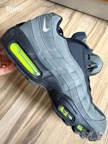 Оригинални  мъжки маратонки Nike Air Max 95 Iron Grey Volt ! 45 н