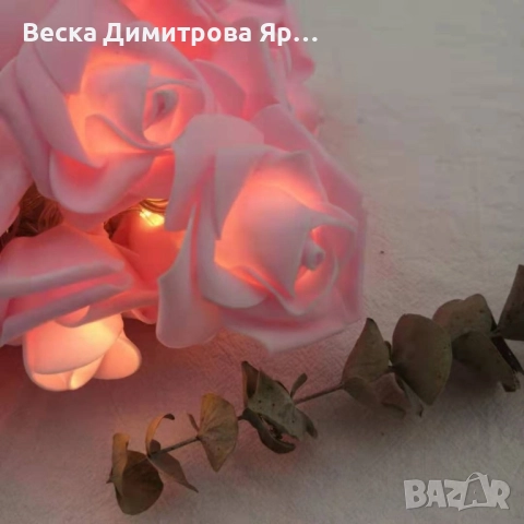Декоративни интериорни LED лампички рози, снимка 7 - Декорация за дома - 52262919