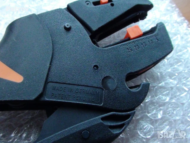 Weidmüller Stripax 16 - MADE IN GERMANY -Profi Автомат. Клещи за сваляне кабелна изолация 6/10/16mm², снимка 3 - Клещи - 50944296