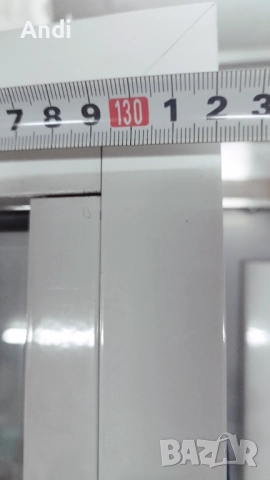 Алуминиевa вратa с касa, бяла със стъкла - лява  132/210см, снимка 15 - Дограми - 52829663