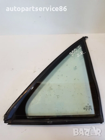 Задно дясно странично стъкло на вратата за Mercedes S Class W140 (1997) 43R008327, снимка 2 - Части - 53899343