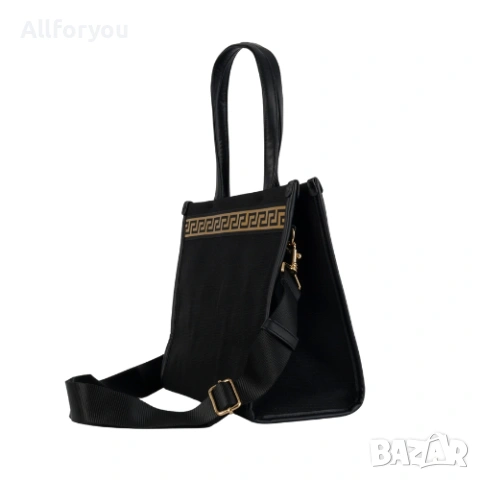 Черна чанта Versace , снимка 3 - Чанти - 53850434