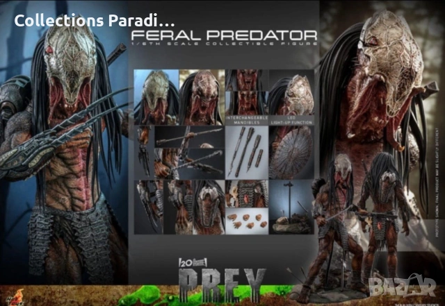Hot Toys Predator фигура статуя, снимка 5 - Колекции - 54043004