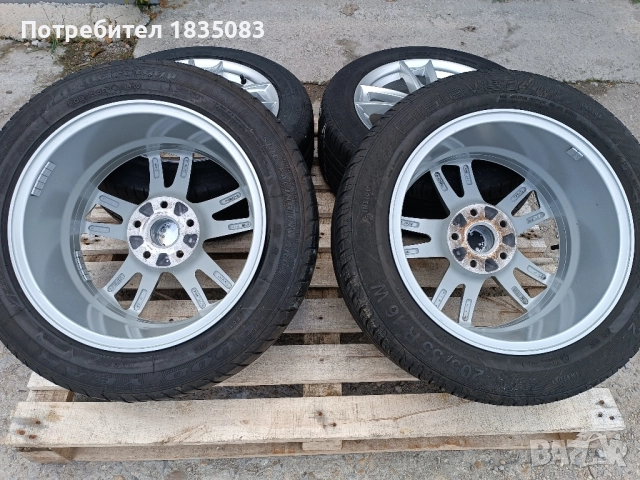 Лети джанти 16ки 5х112 Space Wheels + летни гуми 205/55/16, снимка 8 - Гуми и джанти - 52109734