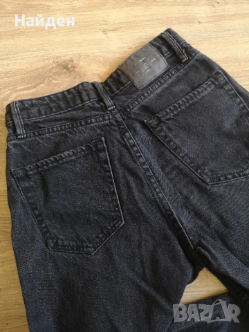 Черни дамски дънки тип чарлстон, снимка 4 - Дънки - 50997762