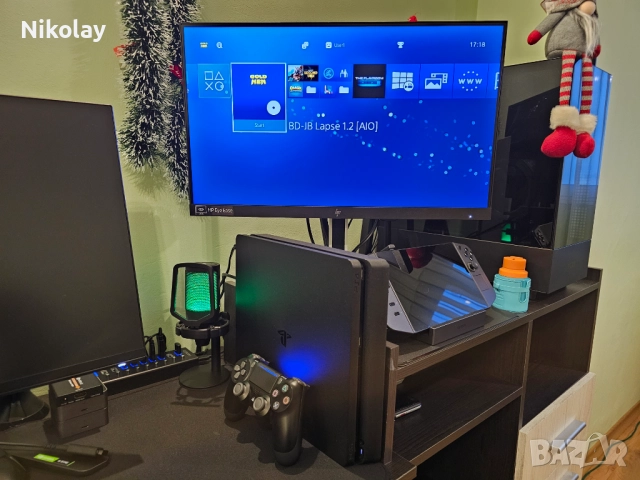 Playstation 4 Slim, 1TB, Хакнат + 31 игри