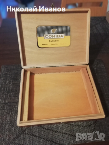 Оригинална кутия от кубински пури Cohiba Esplendidos, снимка 4 - Други ценни предмети - 44984649