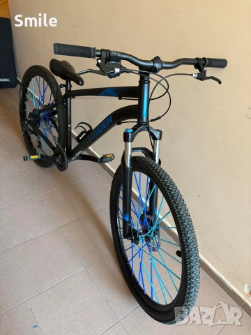Велосипед Rockrider st120 black blue, снимка 2 - Велосипеди - 54127032
