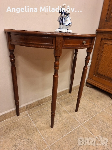 Луксозна конзолна маса с чекмедже, снимка 3 - Маси - 53773981