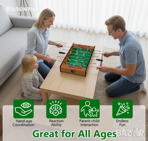 2 в 1 мултифункционална игрална маса COSTWAY, снимка 4 - Играчки за стая - 53561722