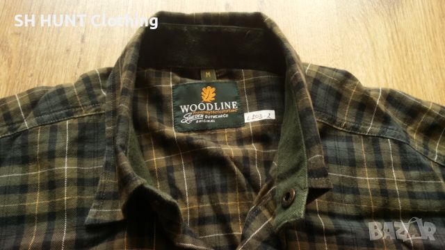 WOODLINE Shirt размер M / L за лов риболов риза - 921, снимка 7 - Ризи - 45197399