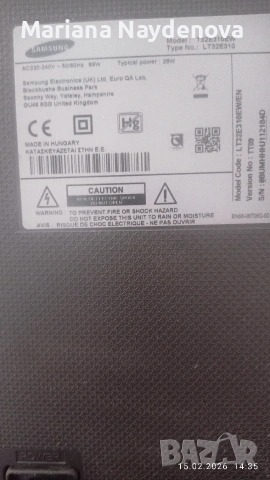 телевизор 32 инча Самсунг , снимка 3 - Телевизори - 53479850