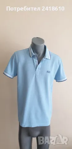 Hugo Boss Paddy 1 Pique Cotton Regular Fit Mens Size 50/ L ОРИГИНАЛНА Тениска!, снимка 7 - Тениски - 47179969