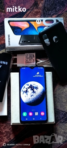 SAMSUNG GALAXY A20E-ПЪЛЕ КОМПЛЕКТ.КЕЙС 