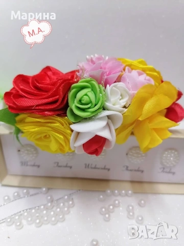 Китка за глава, Вариант 11, снимка 9 - Аксесоари за коса - 53423957