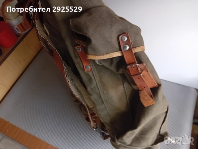 СТАРА БРЕЗЕНТОВА РАНИЦА, снимка 7 - Други ценни предмети - 42014335