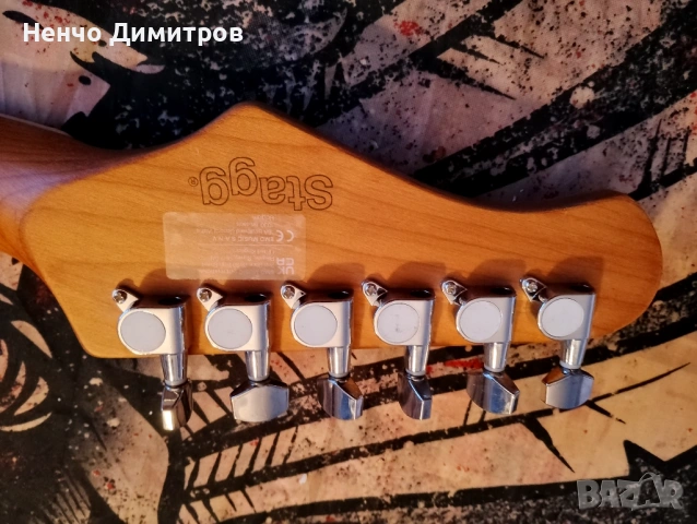 Електрическа китара Stagg Ses - 60, снимка 8 - Китари - 53701341