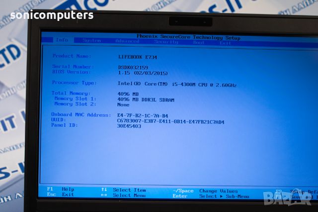 Лаптоп Fujitsu LifeBook E734 /I5-4/ 4GB DDR3/ 14", снимка 4 - Лаптопи за дома - 45421077