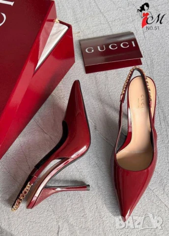 обувки на ток gucci , снимка 4 - Дамски обувки на ток - 51348424