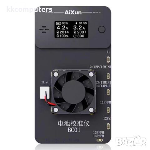 Калибратор на батерията AiXun BC01 /Поддръжка и Тест на зареждане и разреждане на батерията с кръгъл, снимка 1 - Резервни части за телефони - 46468415
