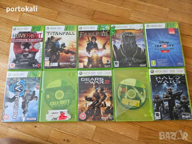 10 Игри игра Xbox 360 ексбокс екс бокс комплект №3, снимка 1 - Игри за Xbox - 46228416