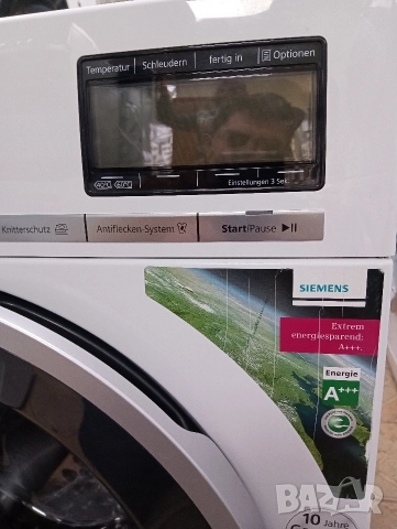 Пералня Сименс Siemens IQ 800 A+++ 8кг Made in Germany 2 години гаранция!, снимка 11 - Перални - 52580015