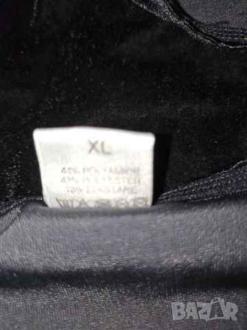 Hunkemoller XL- Черни еластични бикини от гладко кадифе и дантела , снимка 5 - Бельо - 45540737
