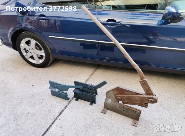 Малка, средна, голяма гилотина за рязане на ламарина и арматура, ножица, снимка 2 - Други инструменти - 51179087