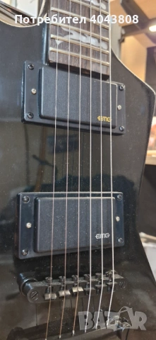 Електическа китара ESP James Hetfield/wolf and man ЗА ЛЯВА РЪКА, снимка 5 - Китари - 54119279