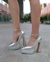 обувки на ток , снимка 1 - Дамски обувки на ток - 45422811