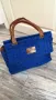 Брандова Голяма Дамска Чанта Колекция Inspired Louis Vuitton в Цвят Кралско Син, снимка 1