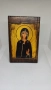 Ръчно изработена икона на Света Богородица на Мълчанието – православна икона 10x15 см, снимка 1