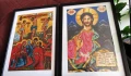Продавам 2 икони - Исус Христос и Разпятие Христово, снимка 6