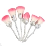 Шест броя четки за грим с форма на роза HZS44, снимка 9