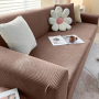 Еластичен калъф за диван "Комфорт", бежово, снимка 1